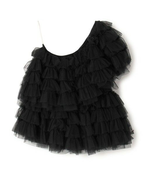 TOMORROWLAND / トゥモローランド シャツ・ブラウス | Molly Goddard SOFT TULLE アシンメトリーブラウス（19 ブラック）