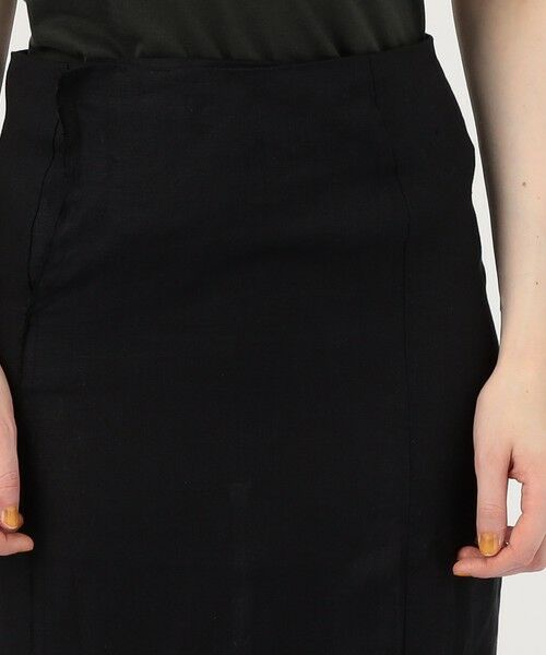 TOMORROWLAND / トゥモローランド ロング・マキシ丈スカート | GABRIELA COLL GARMENTS SOLBIATI リネン Iラインスカート | 詳細5