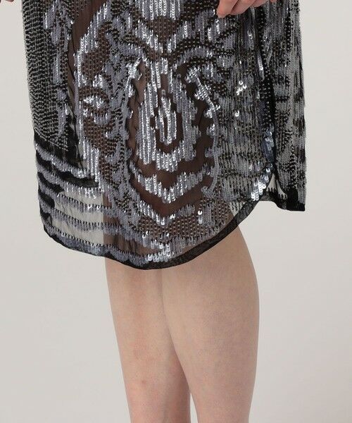 TOMORROWLAND / トゥモローランド ミニ・ひざ丈スカート | BODE スパンコールエンブロイダリー アシンメトリースカート | 詳細7