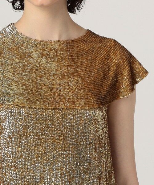 TOMORROWLAND / トゥモローランド ミニ丈・ひざ丈ワンピース | BODE スパンコールエンブロイダリードレス | 詳細4