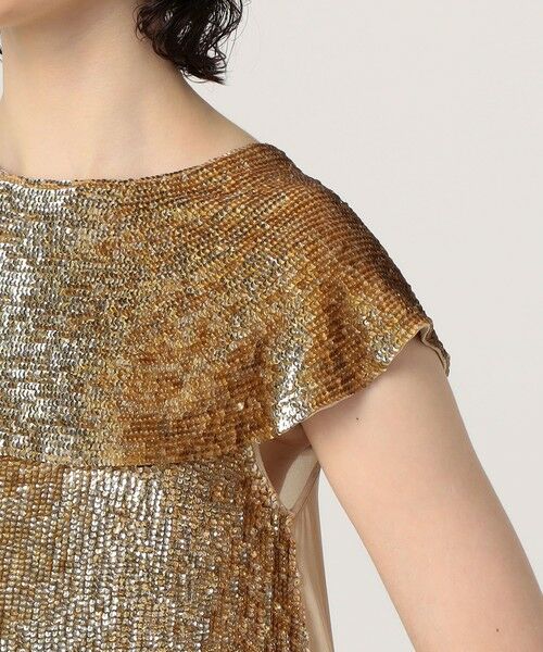 TOMORROWLAND / トゥモローランド ミニ丈・ひざ丈ワンピース | BODE スパンコールエンブロイダリードレス | 詳細6