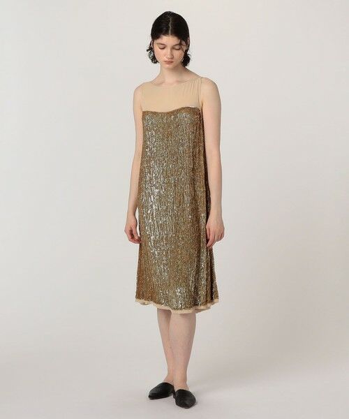 TOMORROWLAND / トゥモローランド ミニ丈・ひざ丈ワンピース | BODE スパンコールエンブロイダリードレス | 詳細8