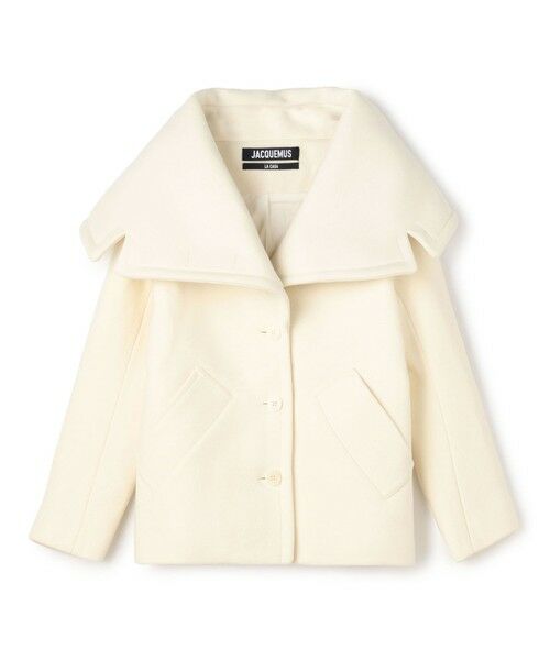 TOMORROWLAND/トゥモローランド JACQUEMUS LE CABAN CARUSO ショートコート 11 ホワイト 32 TOMORROWLAND/トゥモローランド JACQUEMUS LE CABAN CARUSO ショートコート 11 ホワイト 32