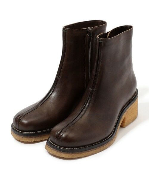 TOMORROWLAND / トゥモローランド ブーツ（ショート丈） | LEMAIRE WOMAN PIPED HEELED ブーツ | 詳細1