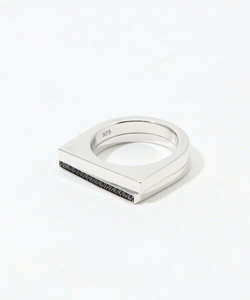 TOMORROWLAND / トゥモローランド リング | TOM WOOD Step Ring Black Spin | 詳細3