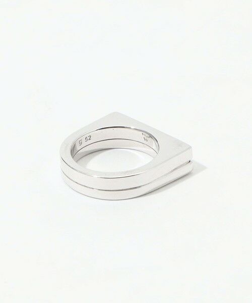 TOMORROWLAND / トゥモローランド リング | TOM WOOD Step Ring Black Spin | 詳細4