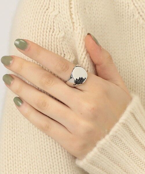 TOMORROWLAND / トゥモローランド リング | TOM WOOD Oval Black M | 詳細1