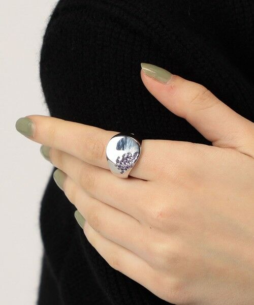 TOMORROWLAND / トゥモローランド リング | TOM WOOD Oval Purple M | 詳細1