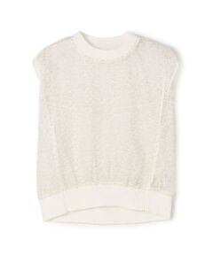 TOMORROWLAND / トゥモローランド シャツ・ブラウス | チュールエンブロイダリー バックギャザープルオーバー