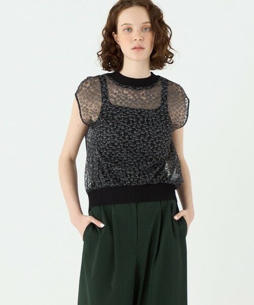 TOMORROWLAND / トゥモローランド シャツ・ブラウス | チュールエンブロイダリー バックギャザープルオーバー | 詳細2