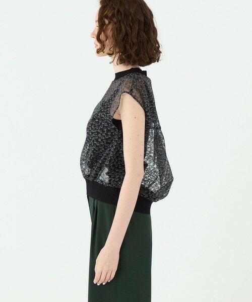 TOMORROWLAND / トゥモローランド シャツ・ブラウス | チュールエンブロイダリー バックギャザープルオーバー | 詳細3