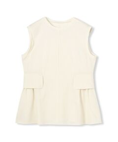 TOMORROWLAND / トゥモローランド シャツ・ブラウス | プラッドジャージー フラップフレアプルオーバー