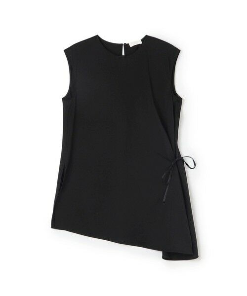 TOMORROWLAND/トゥモローランド プレーティングジャージー コードタックプルオーバー 19 ブラック 36(9号)