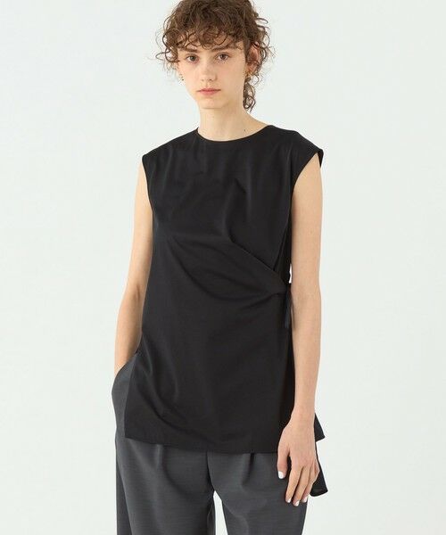 TOMORROWLAND / トゥモローランド カットソー | プレーティングジャージー コードタックプルオーバー | 詳細13