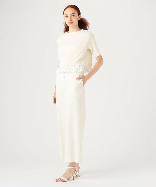 ma_sa　スラックス&ペプラムニット セール 50%OFF】【WEB限定】スポンディッシュペプラム ニット