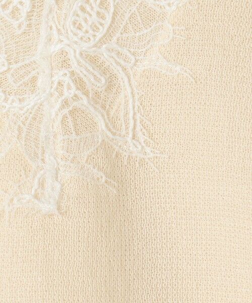 TOMORROWLAND / トゥモローランド ニット・セーター | レーステープコンビ ノースリーブプルオーバー | 詳細11