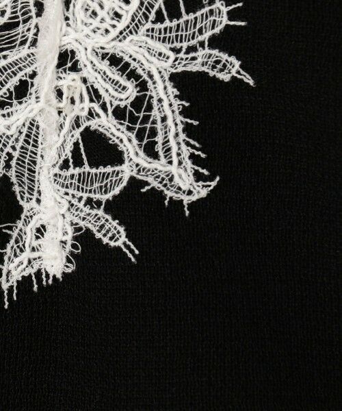 TOMORROWLAND / トゥモローランド ニット・セーター | レーステープコンビ ノースリーブプルオーバー | 詳細8