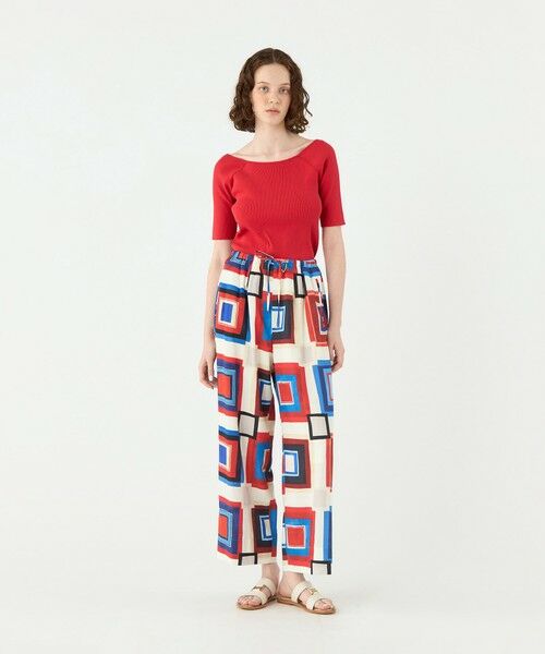 TOMORROWLAND / トゥモローランド ニット・セーター | ポリエステルコットンリブ 2-wayプルオーバー | 詳細1