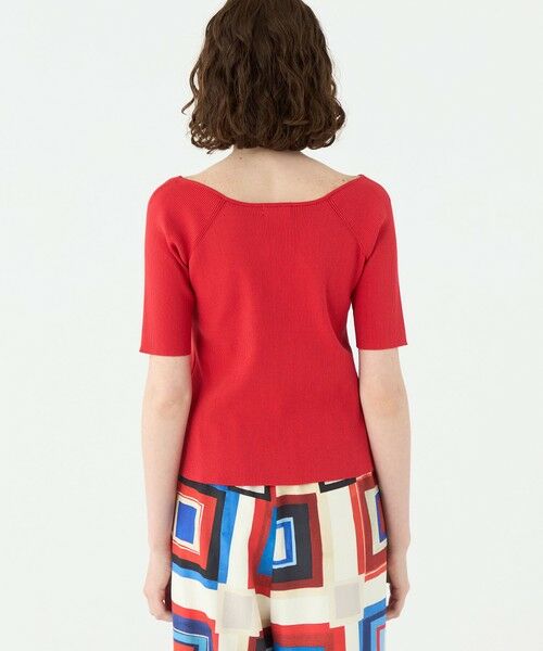 TOMORROWLAND / トゥモローランド ニット・セーター | ポリエステルコットンリブ 2-wayプルオーバー | 詳細4