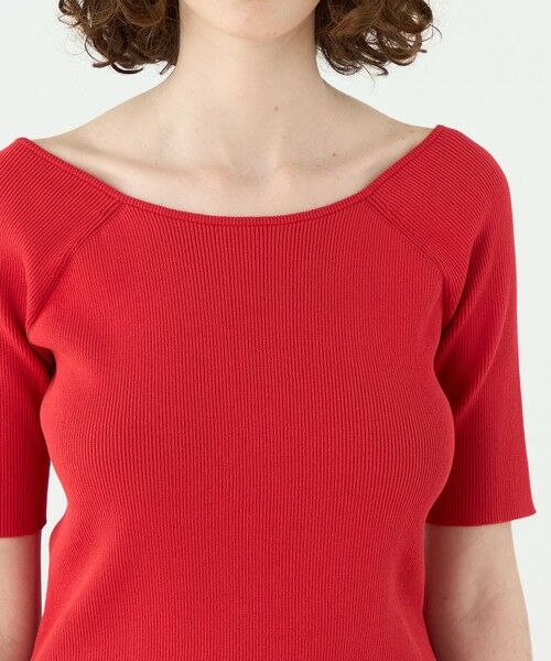 TOMORROWLAND / トゥモローランド ニット・セーター | ポリエステルコットンリブ 2-wayプルオーバー | 詳細5