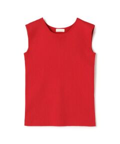 TOMORROWLAND / トゥモローランド ニット・セーター | ポリエステルコットンリブ ノースリーブプルオーバー