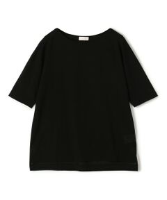 TOMORROWLAND / トゥモローランド Tシャツ | シアーコンパクトジャージー ボートネックプルオーバー