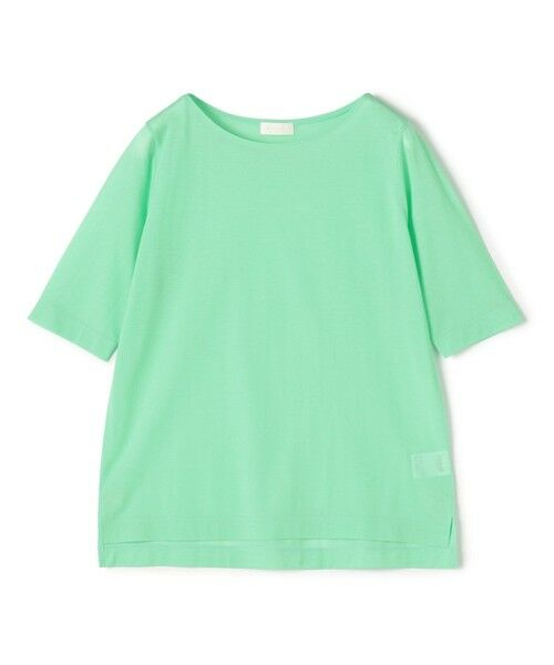 TOMORROWLAND / トゥモローランド Tシャツ | シアーコンパクトジャージー ボートネックプルオーバー | 詳細12