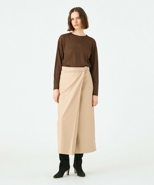 TOMORROWLAND / トゥモローランド Tシャツ | シアーコンパクトジャージー ロングスリーブプルオーバー | 詳細1