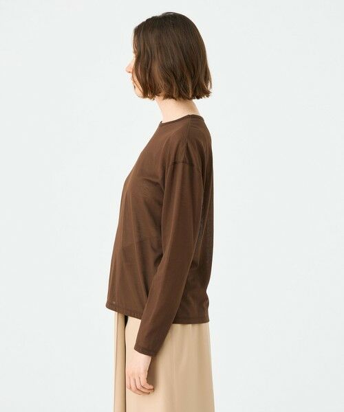 TOMORROWLAND / トゥモローランド Tシャツ | シアーコンパクトジャージー ロングスリーブプルオーバー | 詳細3