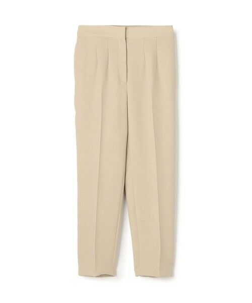 TOMORROWLAND/トゥモローランド ライトダブルクロス テーパードパンツ 41 ライトベージュ 34(7号)
