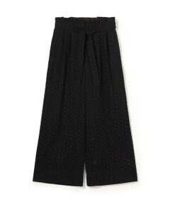 TOMORROWLAND / トゥモローランド その他パンツ | サークルエンブロイダリー タックワイドパンツ