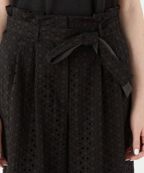 TOMORROWLAND / トゥモローランド その他パンツ | サークルエンブロイダリー タックワイドパンツ | 詳細5