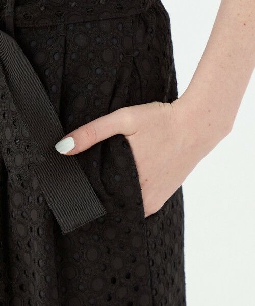 TOMORROWLAND / トゥモローランド その他パンツ | サークルエンブロイダリー タックワイドパンツ | 詳細7