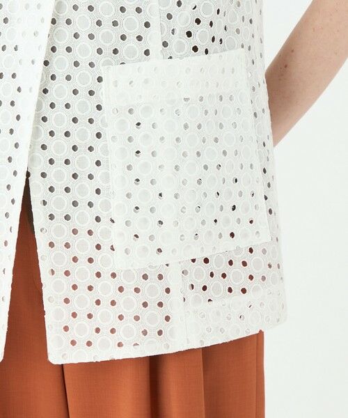 TOMORROWLAND / トゥモローランド ベスト | サークルエンブロイダリー ミドルジレ | 詳細10