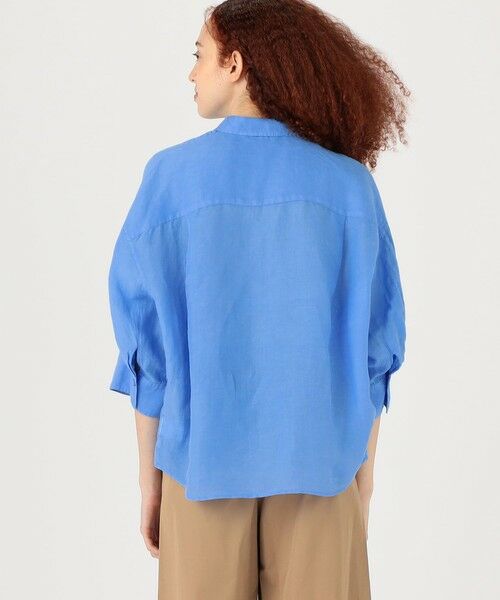 TOMORROWLAND / トゥモローランド シャツ・ブラウス | リネンラミーソリッド ドルマンスリーブシャツ | 詳細4