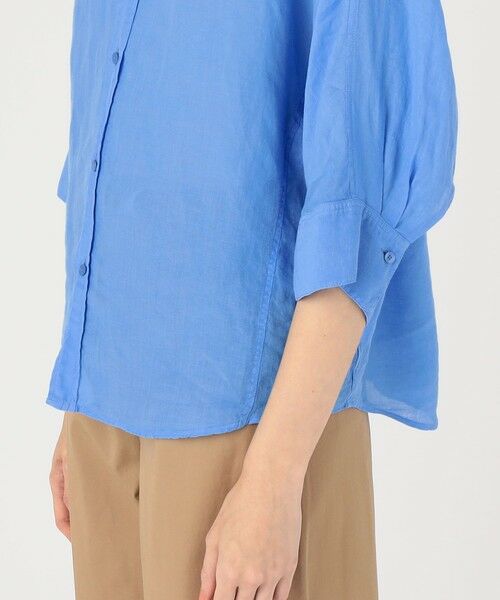 TOMORROWLAND / トゥモローランド シャツ・ブラウス | リネンラミーソリッド ドルマンスリーブシャツ | 詳細8