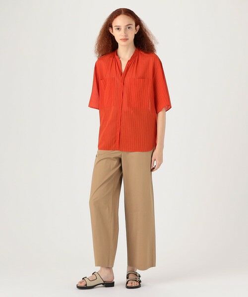 TOMORROWLAND / トゥモローランド シャツ・ブラウス | ドビーストライプ チュニックブラウス | 詳細1