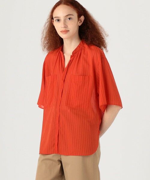 TOMORROWLAND / トゥモローランド シャツ・ブラウス | ドビーストライプ チュニックブラウス | 詳細2