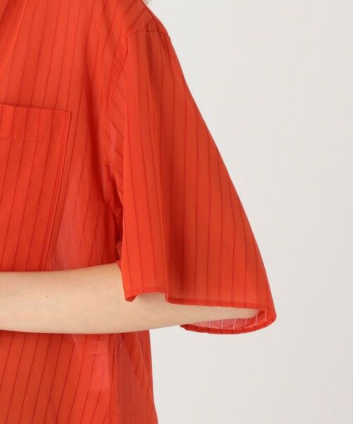 TOMORROWLAND / トゥモローランド シャツ・ブラウス | ドビーストライプ チュニックブラウス | 詳細7