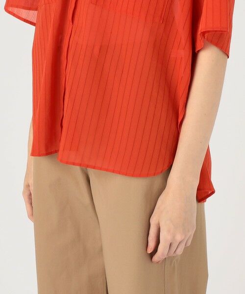 TOMORROWLAND / トゥモローランド シャツ・ブラウス | ドビーストライプ チュニックブラウス | 詳細8