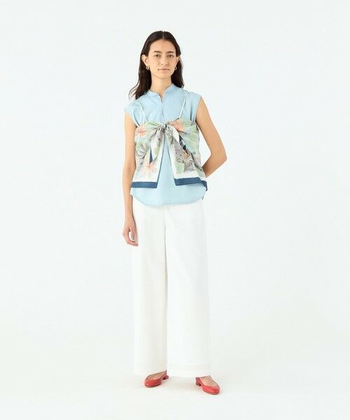 TOMORROWLAND / トゥモローランド キャミソール・チューブトップ | スカーフプリント キャミソールブラウス | 詳細10