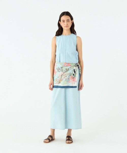 TOMORROWLAND / トゥモローランド キャミソール・チューブトップ | スカーフプリント キャミソールブラウス | 詳細12