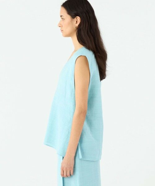 TOMORROWLAND / トゥモローランド シャツ・ブラウス | ラミー Vネックトップス | 詳細3