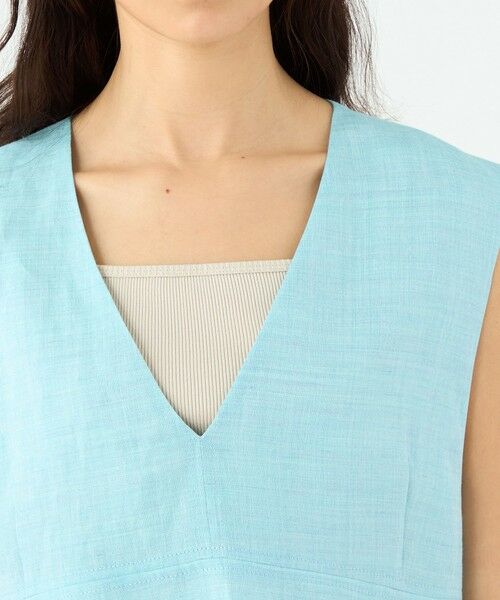 TOMORROWLAND / トゥモローランド シャツ・ブラウス | ラミー Vネックトップス | 詳細5