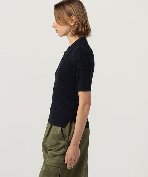 TOMORROWLAND / トゥモローランド ニット・セーター | コットンナイロンケーブル ポロプルオーバー | 詳細3