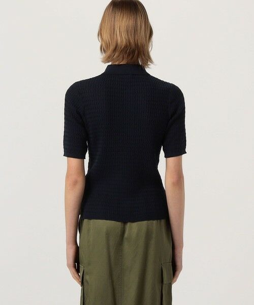 TOMORROWLAND / トゥモローランド ニット・セーター | コットンナイロンケーブル ポロプルオーバー | 詳細4