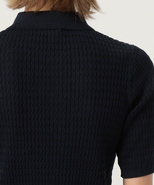 TOMORROWLAND / トゥモローランド ニット・セーター | コットンナイロンケーブル ポロプルオーバー | 詳細6