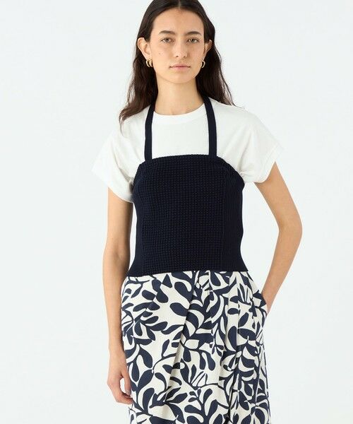 TOMORROWLAND / トゥモローランド キャミソール・チューブトップ | マリンボーダー ホルターネックビスチェ | 詳細2