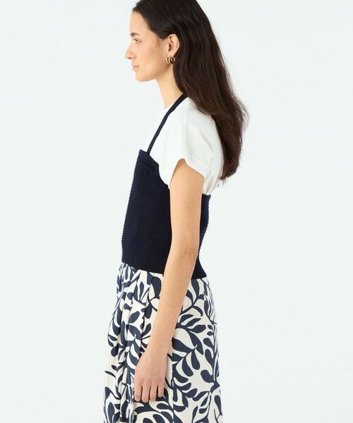 TOMORROWLAND / トゥモローランド キャミソール・チューブトップ | マリンボーダー ホルターネックビスチェ | 詳細3