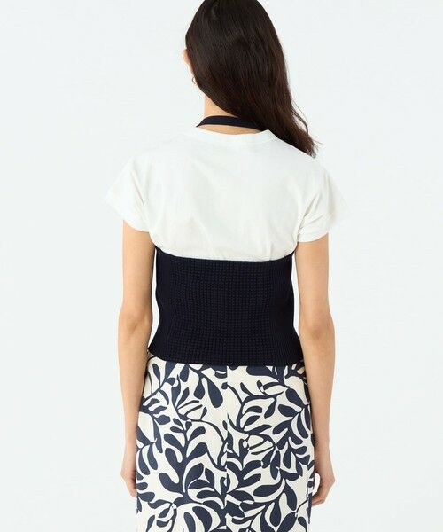 TOMORROWLAND / トゥモローランド キャミソール・チューブトップ | マリンボーダー ホルターネックビスチェ | 詳細4